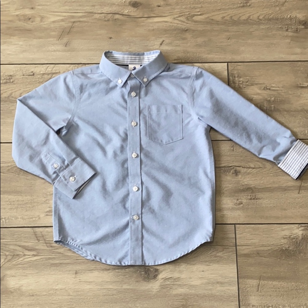 Gymboree Boys Non-Iron Dressy Shirt Size S (5/6)